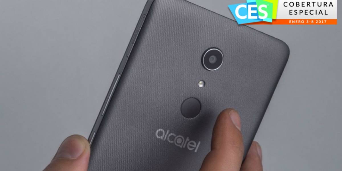 Alcatel A3 XL lleva el lector de huellas dactilares a la gama baja #CES2017