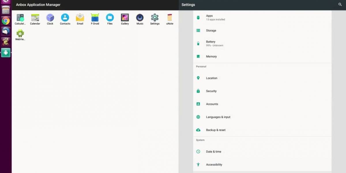 Anbox corre aplicaciones Android como ventanas en Linux