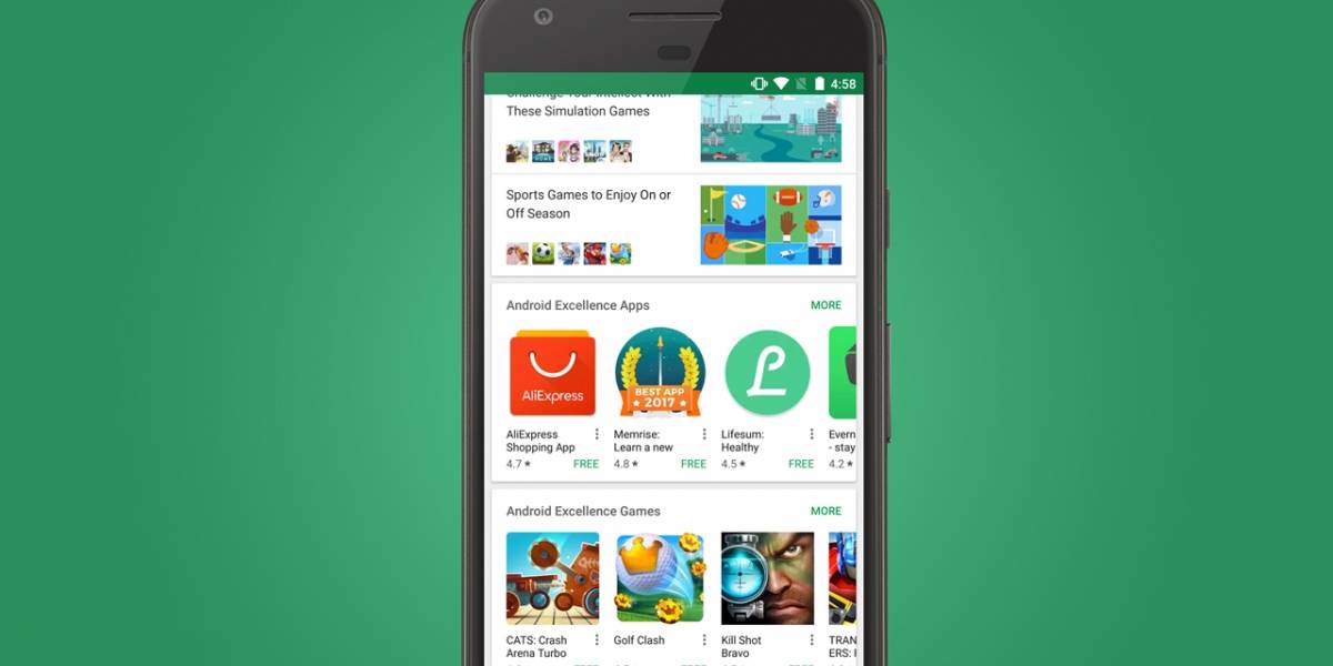 Google Play Store reúne sus mejores apps en la nueva sección Android Excellence