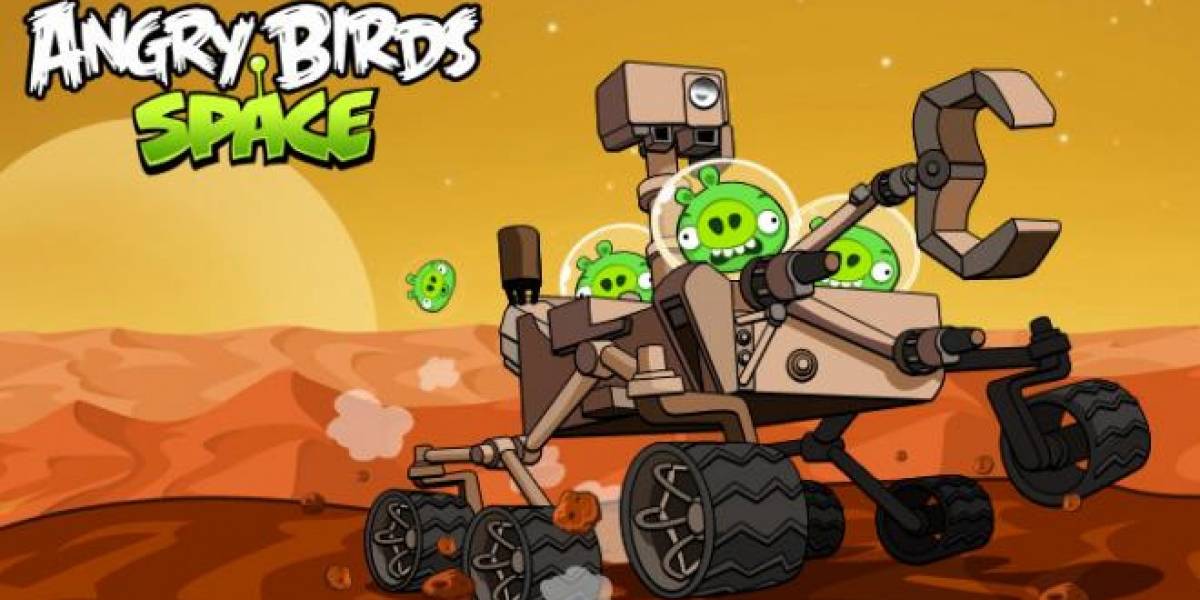 Angry Birds visitan al Curiosity en Marte
