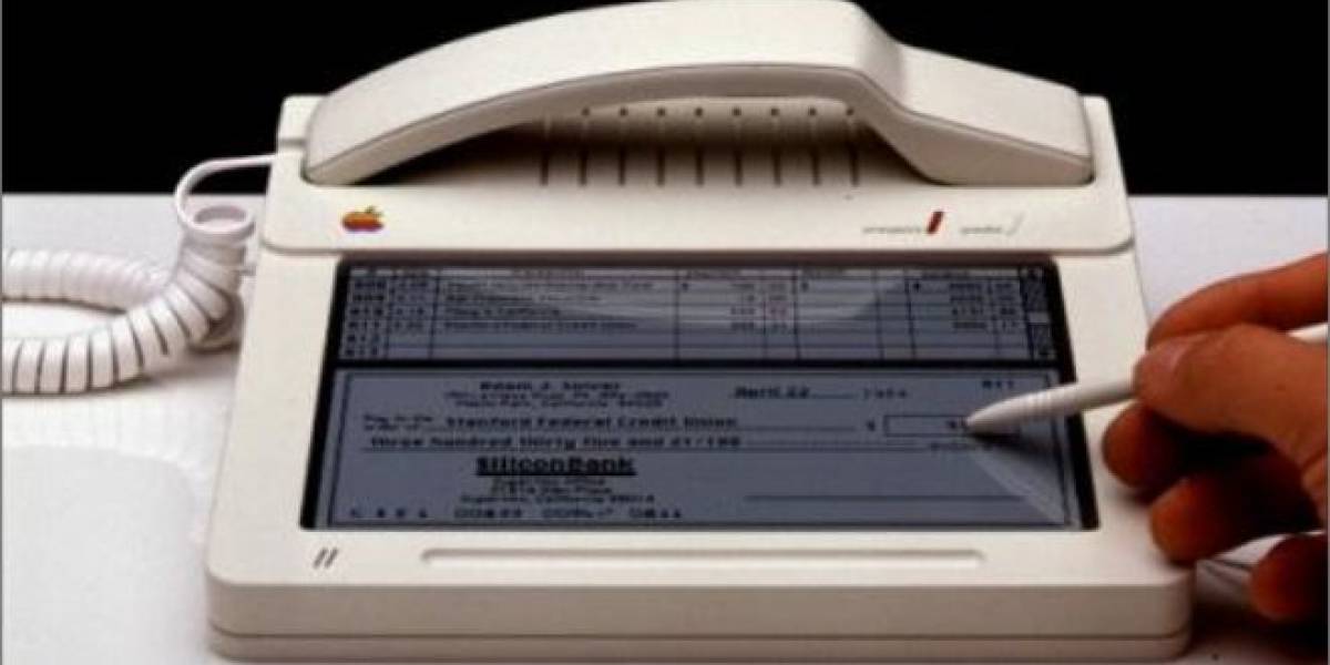 Prototipo de teléfono Apple con pantalla táctil de 1983