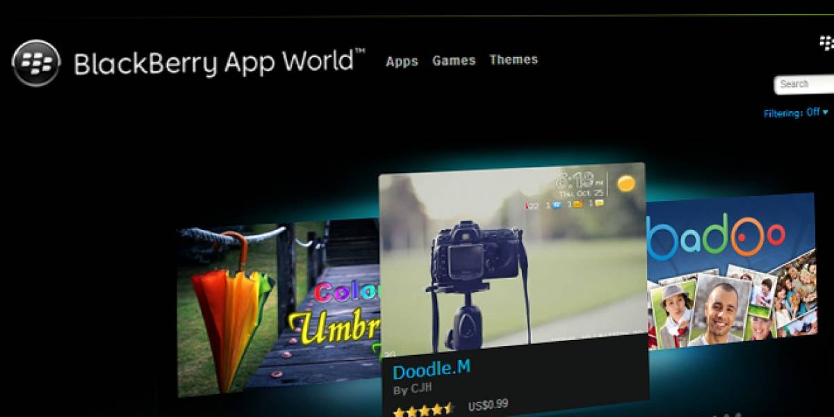BlackBerry App World ahora será solo "BlackBerry World" e incluirá música y videos