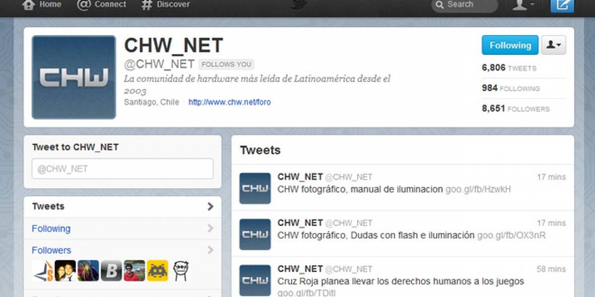 Twitter empuja su total renovación de interfaz en todas partes