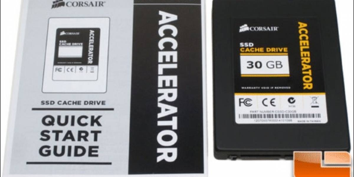 Corsair Accelerator 30GB Sata-2 SSD Cache Drive a prueba