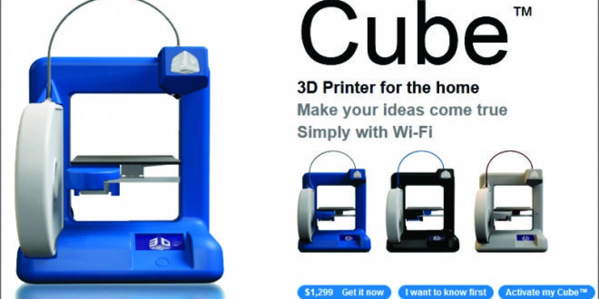 CES 2012: Cube, la impresora 3D inalámbrica de Cubify