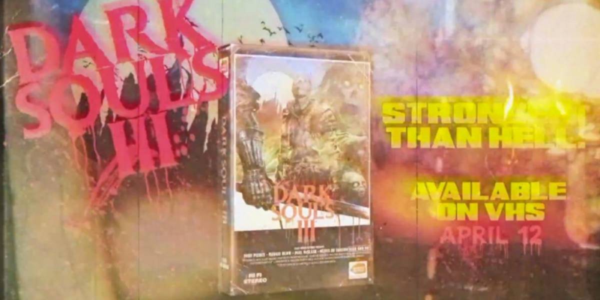 Dale un toque retro a tu Dark Souls III con esta portada estilo VHS descargable