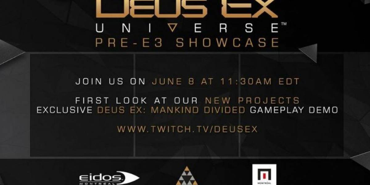 Habrán más anuncios de Deus Ex antes de E3 2016