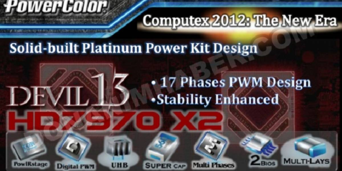 Más detalles sobre la tarjeta de video PowerColor Devil 13 HD 7970 X2