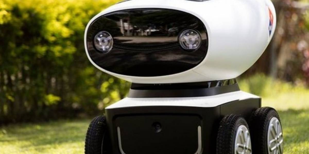 Este es el primer robot repartidor de pizzas