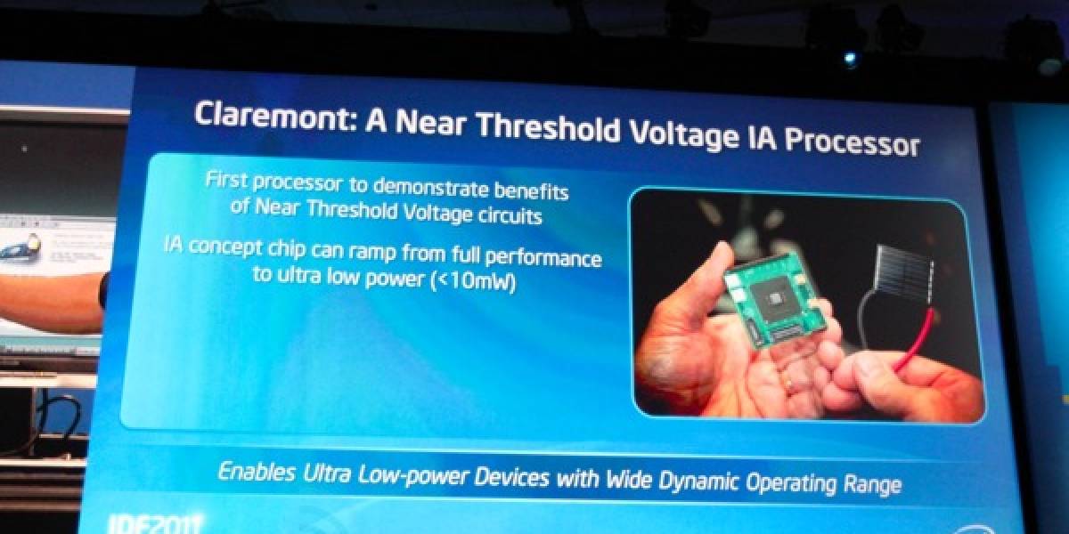 Claremont de Intel: Procesadores de ultra-bajo consumo energético