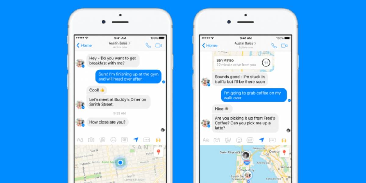 Facebook Messenger ya te permite compartir tu ubicación