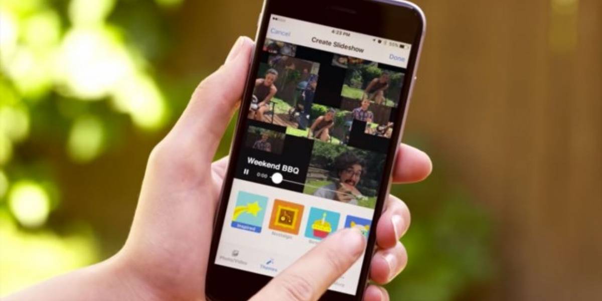 Facebook Slideshow crea videos animados con tus fotos