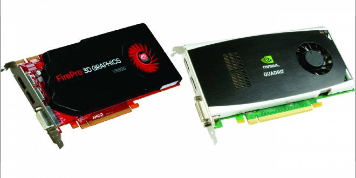 AMD FirePro V5800 y Nvidia Quadro FX 1800 probadas con AutoCAD