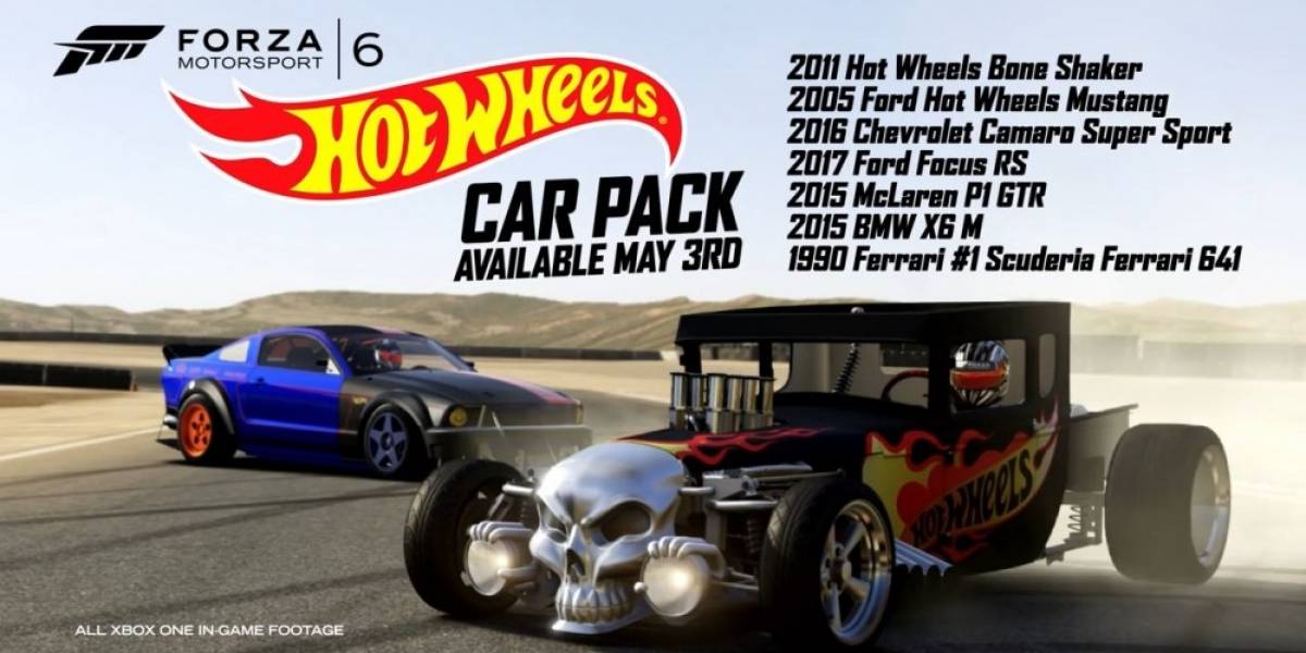 Paquete de autos de Hot Wheels llega a Forza Motorsport 6