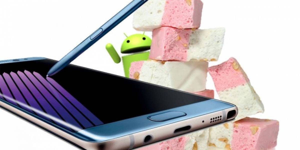 Android Nougat llegará al Galaxy Note 7 poco después de su lanzamiento