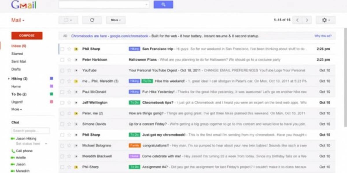 Google revela accidentalmente detalles del nuevo diseño de Gmail