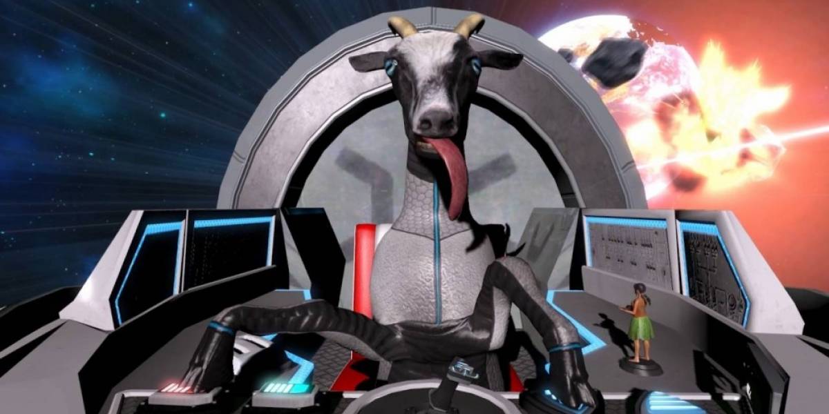 Las cabras van al espacio en la nueva expansión de Goat Simulator