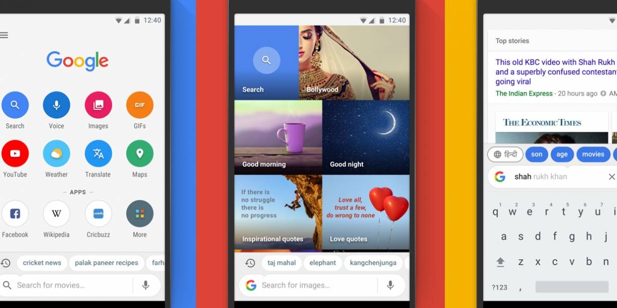 Google Go, una versión rápida y ligera del buscador para Android