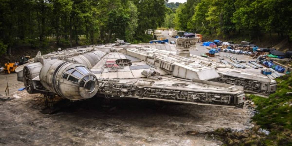Así es el aspecto del Halcón Milenario de Star Wars: Episodio VIII
