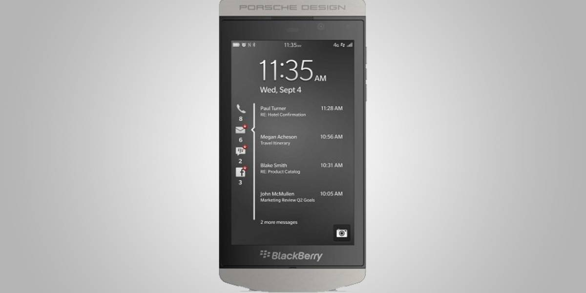 BlackBerry presenta el Porsche Design P'9982, su nuevo equipo de lujo
