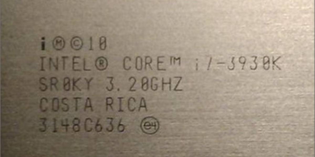 Intel Core i7-3930K Stepping C2 avistado