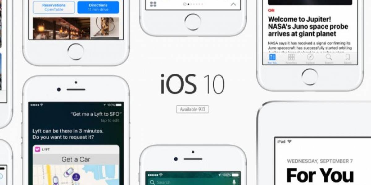 iOS 10 ya tiene fecha oficial de lanzamiento
