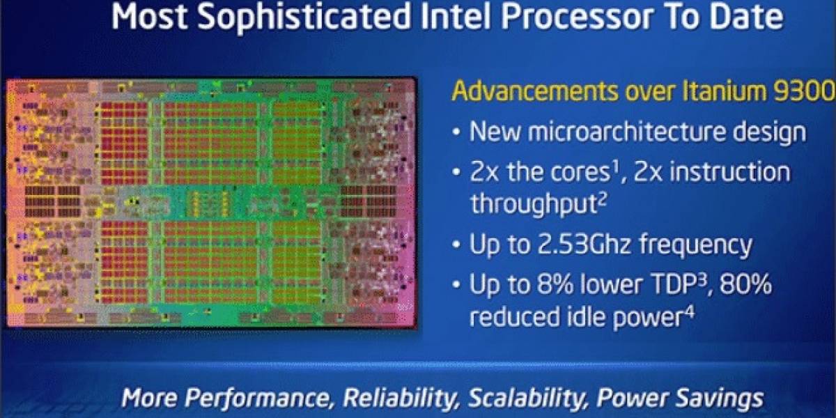 Intel lanza sus nuevos microprocesadores Itanium 9500 Series
