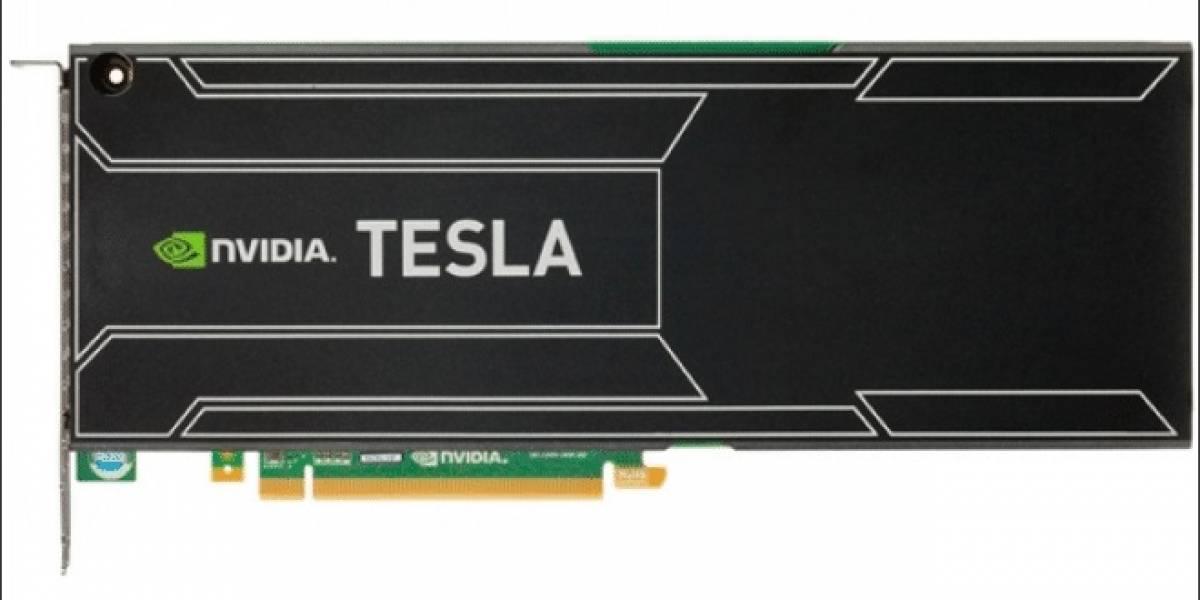 NVIDIA Tesla K20 posa para la cámara