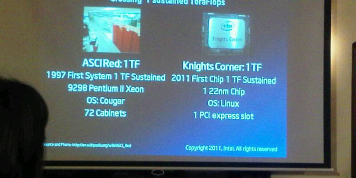 Intel Knights Corner: cGPU PCIe con una potencia de cálculo de 1 Teraflop