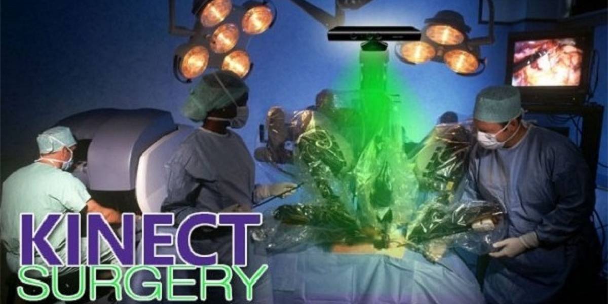 Kinect utilizado por cirujanos durante una operación