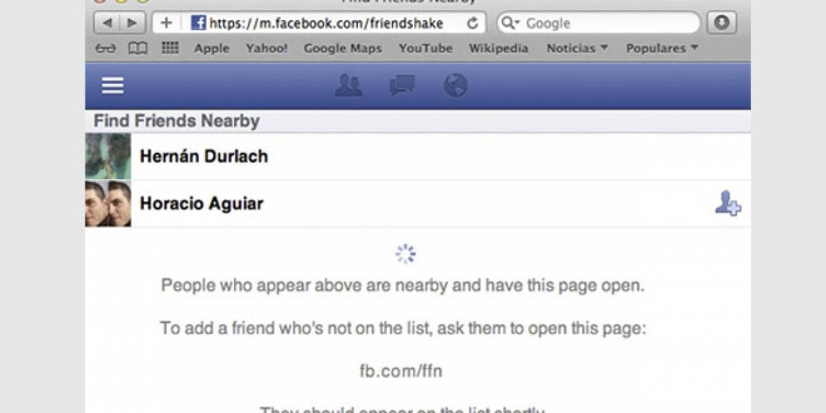 Facebook crea nueva función para encontrar amigos y personas cerca de nosotros