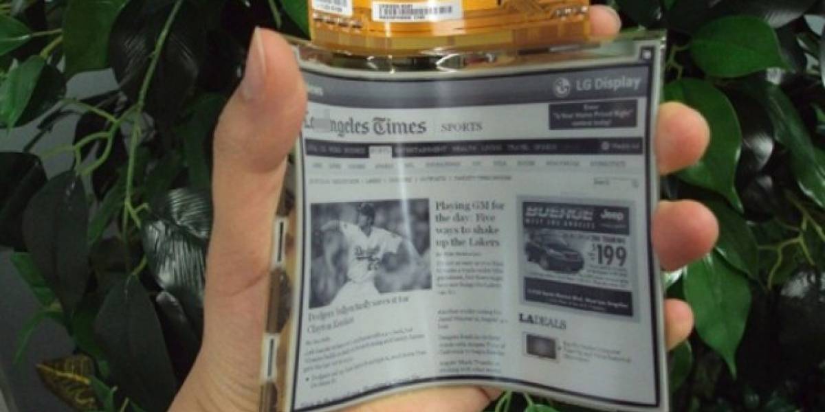 LG, Google, Microsoft y Apple se unen para crear pantallas OLED flexibles
