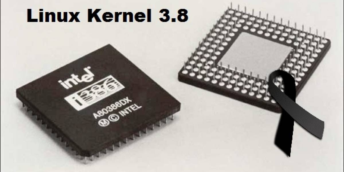 Linux Kernel 3.8 no soportará viejos CPUs Intel 386 (80386 compatibles)