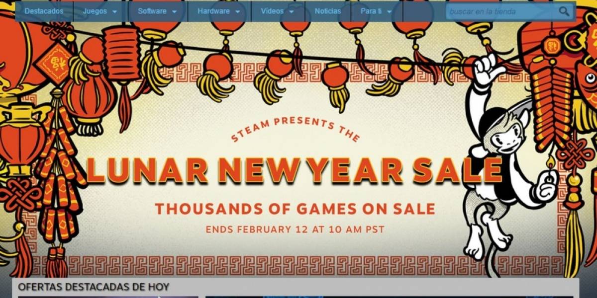 Steam celebra el Año Nuevo Lunar con venta especial