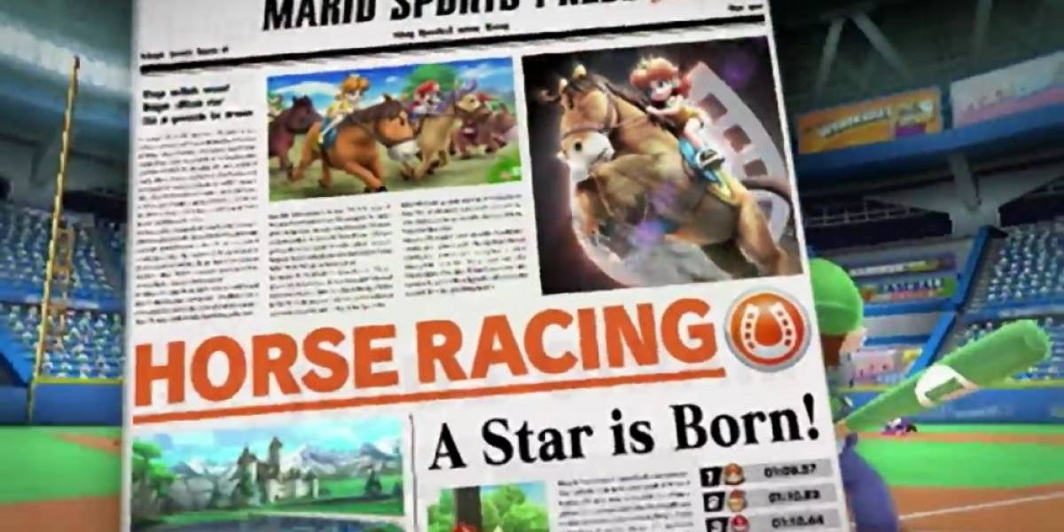 Mario Sports Superstars estrena tráiler centrado en las carreras de caballos