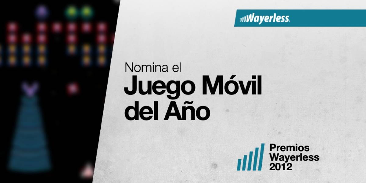 Nomina al Mejor Juego Móvil 2012