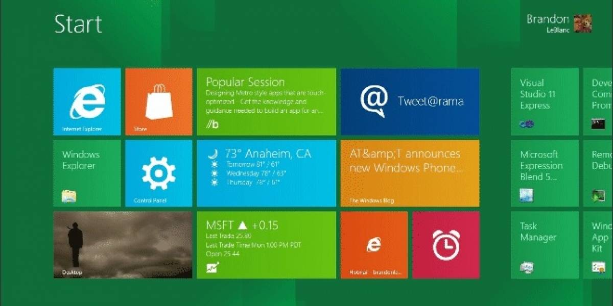 Modern UI: El nuevo nombre para Metro de Windows 8