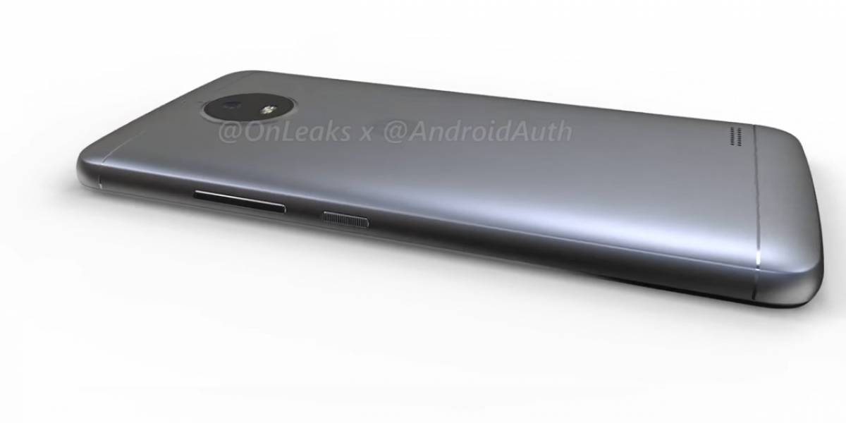 Este render muestra la apariencia exacta del nuevo Moto E4