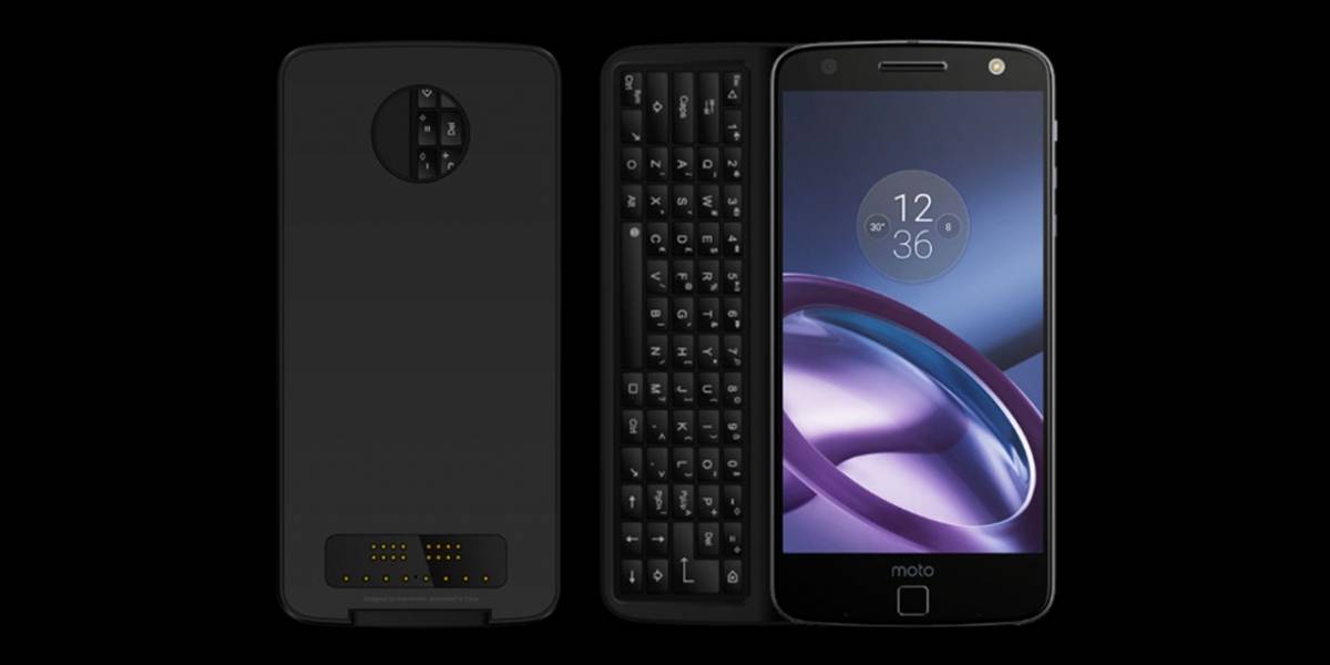 Desarrollan Moto Mod con teclado físico QWERTY para el Moto Z