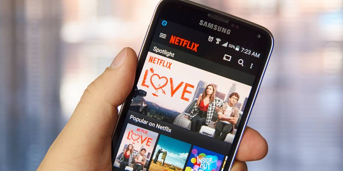 Netflix esta probando una nueva interfaz de usuario para Android
