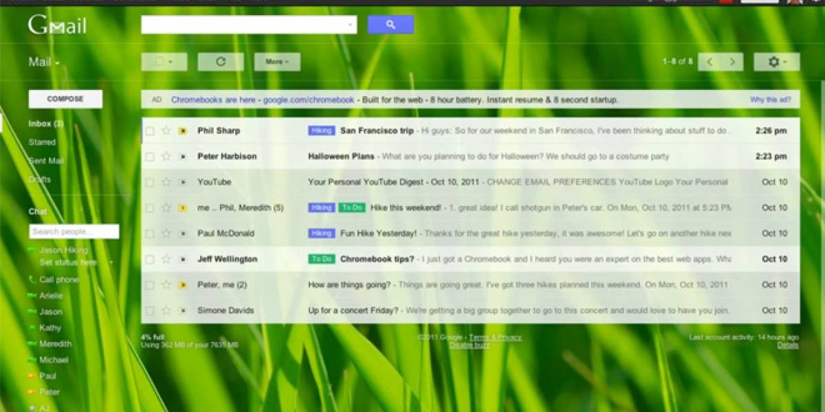 Se viene nueva versión de Gmail más clara y limpia