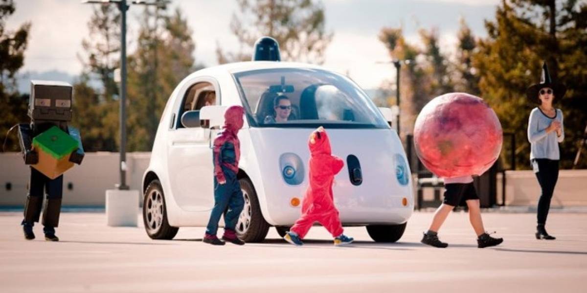 Google aprovechó Halloween para mejorar detección de niños en sus coches