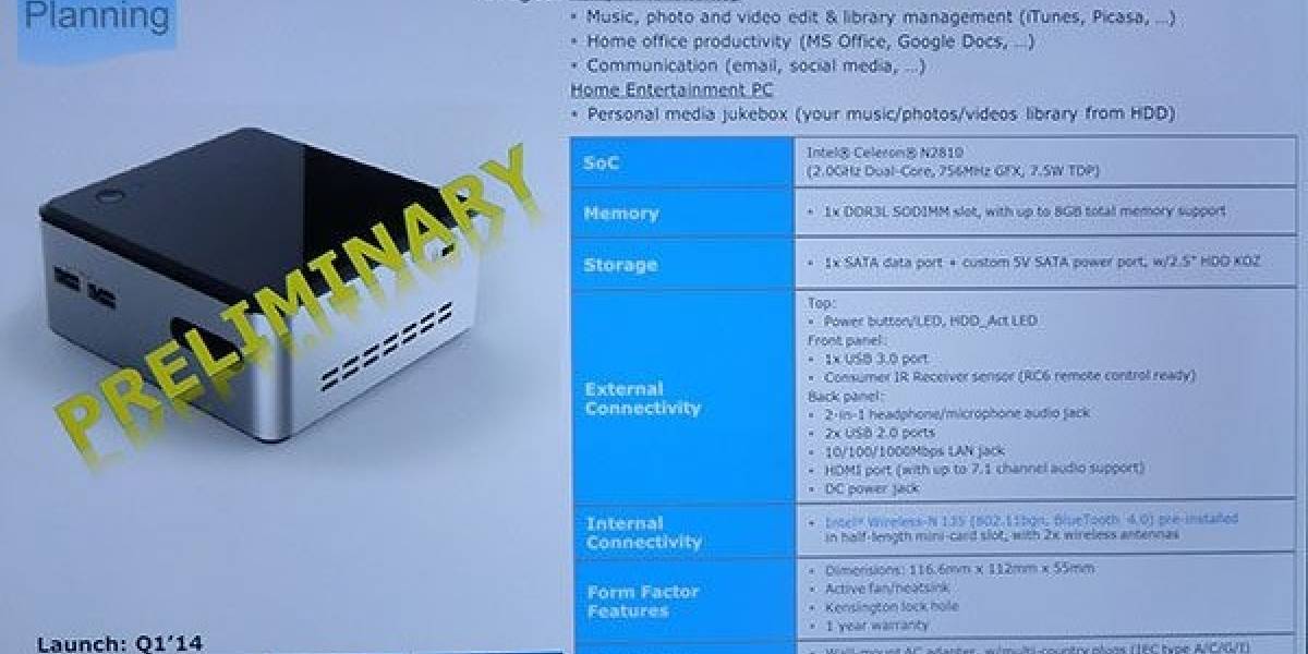 Intel alista sus NUC económicos “Forest Canyon”