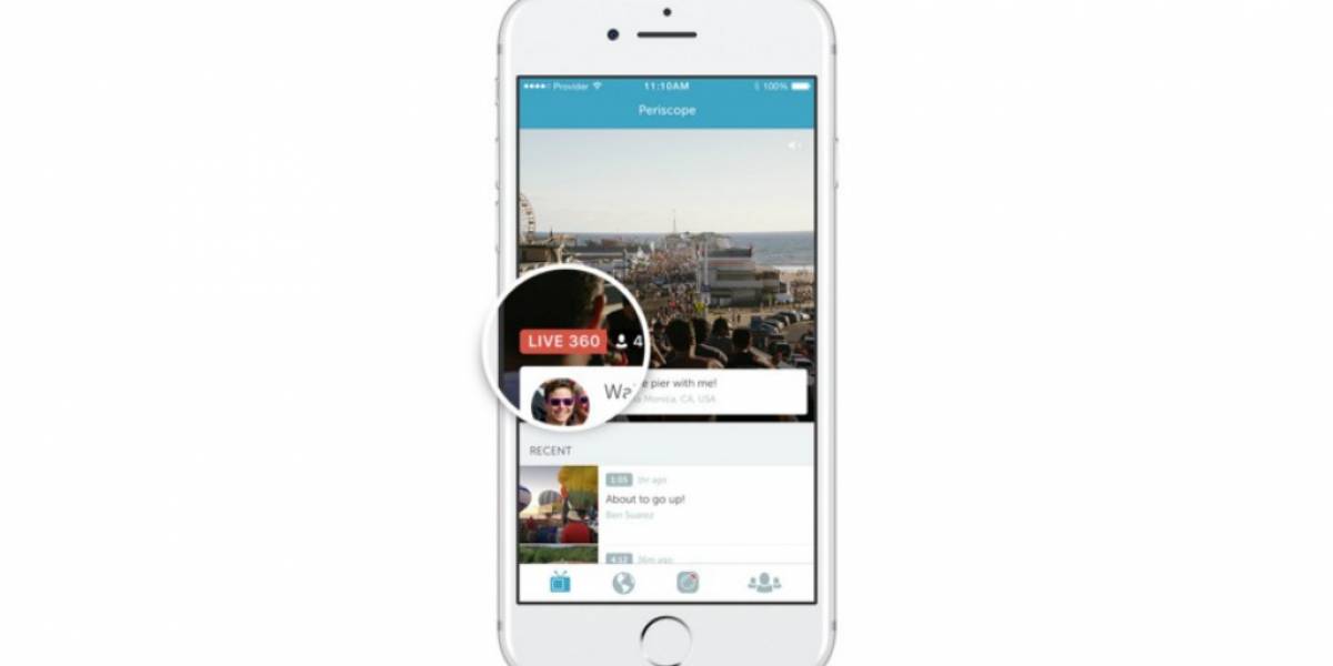 Periscope para Android ahora soporta transmisiones en 360 grados