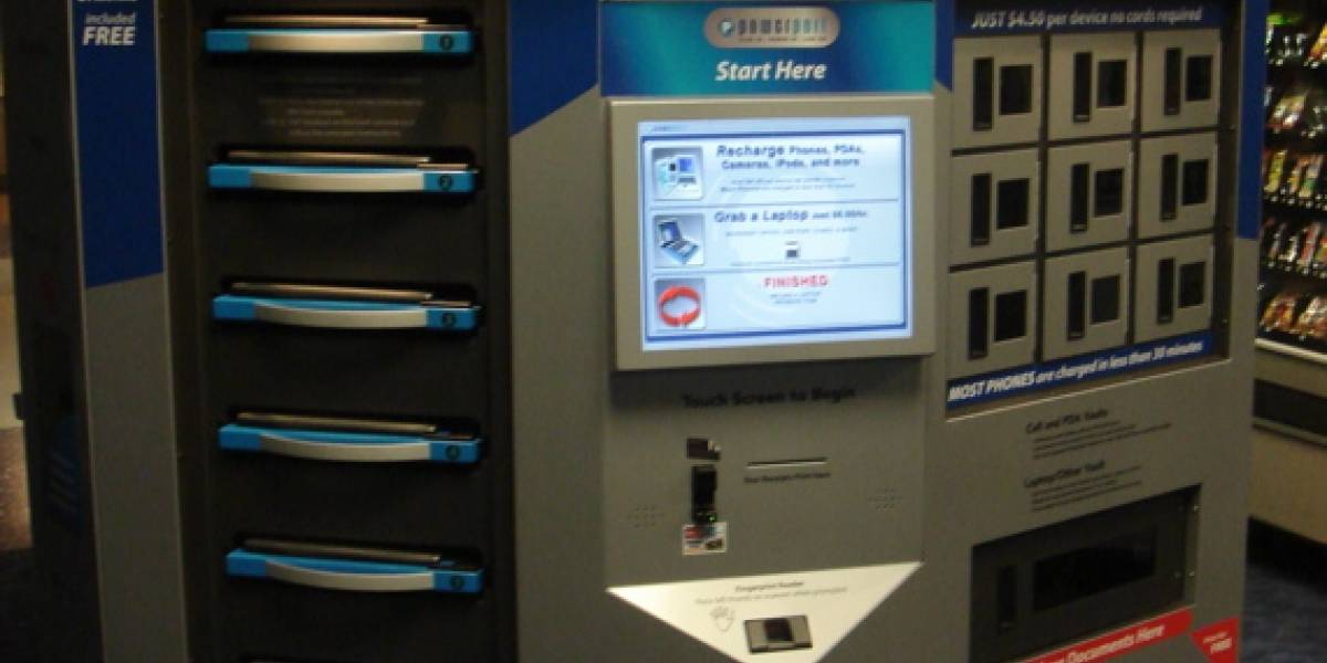 PowerPort: Dispensador de Portátiles y Electricidad