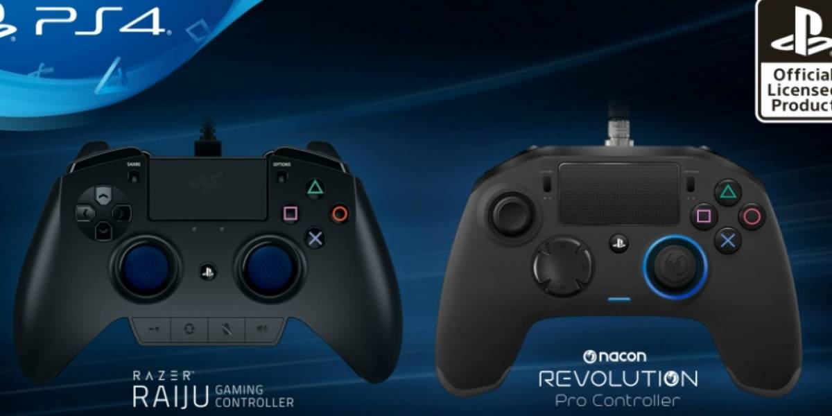 Sony presenta dos controles profesionales para PS4