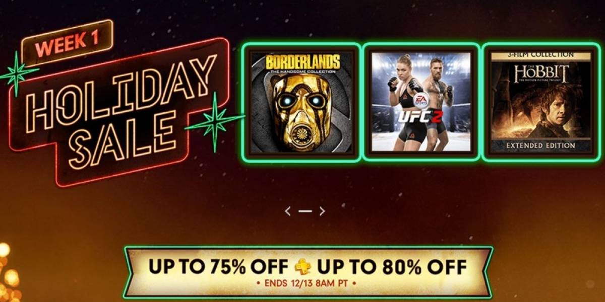Arranca la Venta Navideña en PlayStation Store