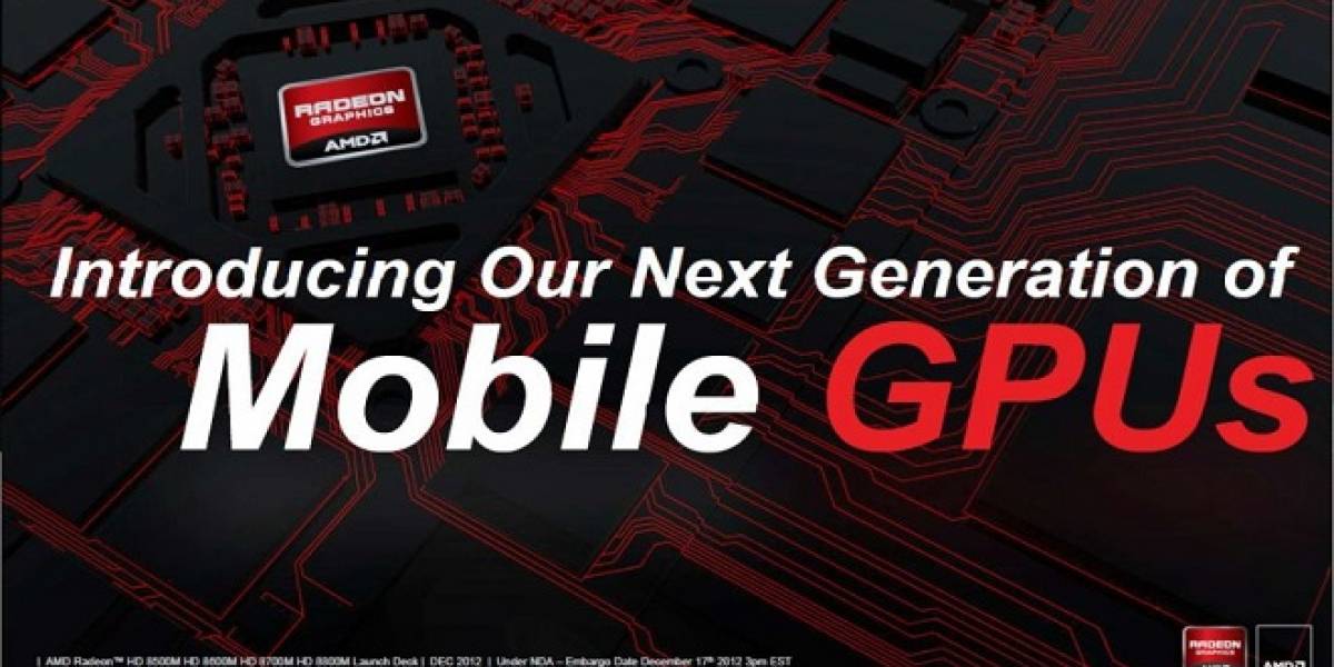 AMD anuncia sus GPUs Radeon HD 8000M Series para portátiles