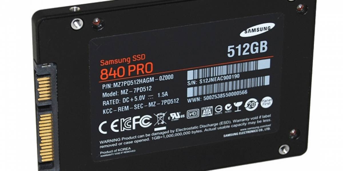 Samsung lanza nuevas unidades de estado sólido 840 Series