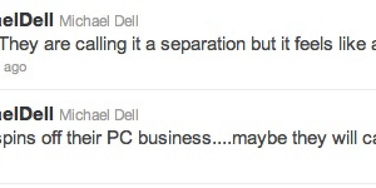 Fundador de Dell confirma rumores de abandono de PCs por parte de HP